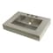 Fauceture GLTS31225 31" X 22" Sgl Bowl Bathroom Wash Basin, 3H, 18 Gauge, Brushed GLTS31225 - alternate 1